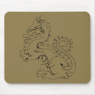 Mousepad Tatsu, Dragão Asiático, São Criaturas Míticas Fant