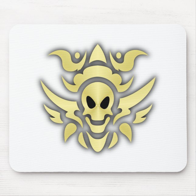 Mousepad Tattoo caveira crânio skull (Frente)