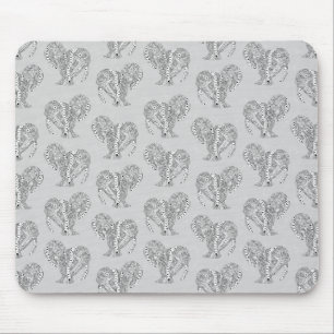 Mousepad Tatuadores de preto e branco