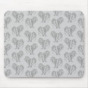 Mousepad Tatuadores de preto e branco