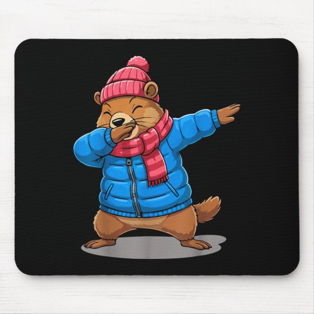 Mousepad Tatuagem de esquilo Tatuagem engraçada do dia 2 de (Frente)