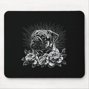 Mousepad Tatuagem do estilo retrorreflector do cão ao longo