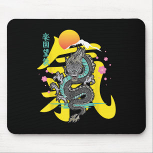 Mousepad Tatuagem na Ásia do Dragão Japonês