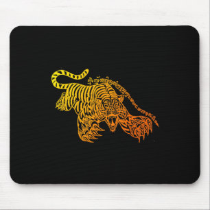 Mousepad Tatuagem Sak Yant Muay Thai Brave Tiger Kickboxing
