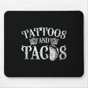 Mousepad Tatuagens De Comida Mexicana Inclinação E Tacos Ta