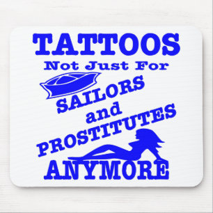 Mousepad Tatuagens não apenas para marinheiros & prostitut