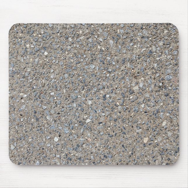 Mousepad Taupe Concrete Cement Blue Aggregate Sidewalk (Frente)