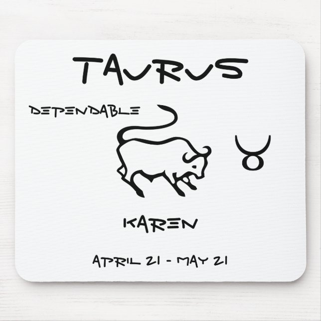 Mousepad Taurus Personalizado (Frente)