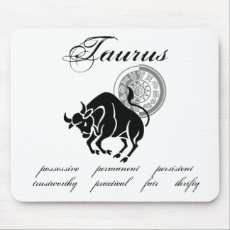 Mousepad Taurus personalizáveis traça o estilo grego Zodiac
