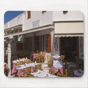Mousepad Taverna Nikos, Mykonos, Ilhas Cyclades, Grécia