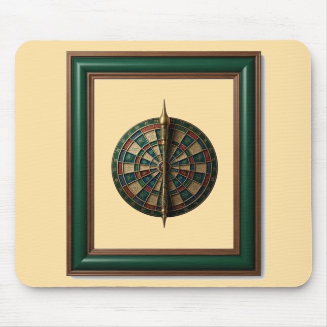 Mousepad Tavolo de Dardos Fantasia Com Dardo Futurista (Frente)