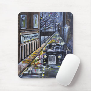 Mousepad Táxi para Kate Pintura por Alfred Fox