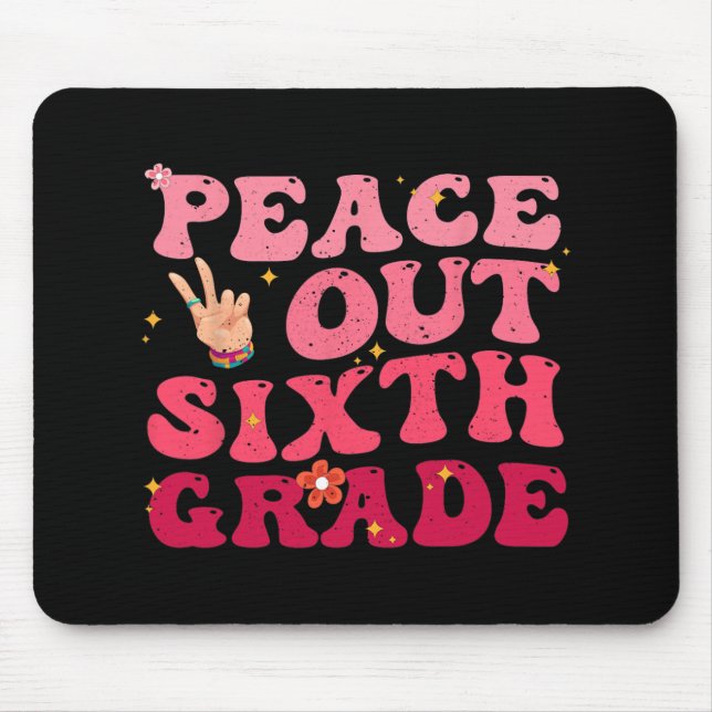 Mousepad Tchau 6º Ano Último Dia De Aula Aluno (Frente)