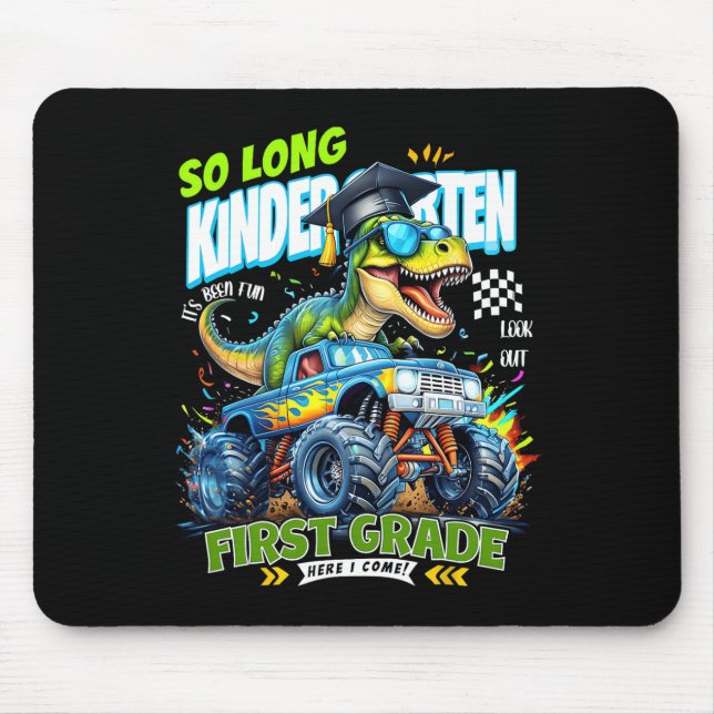 Mousepad Tchau Graduado do Jardim de Infância Dinossauro 1ª (Frente)