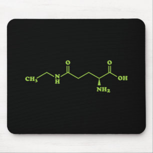 Mousepad Tea Theanina Fórmula Química Molecular