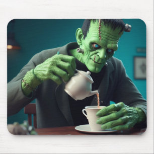 Mousepad Tea Time Frankenstein