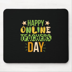 Mousepad Teacher Art Happy Online Teacher Day