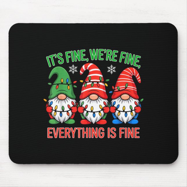 Mousepad Teacher It's Fine We're Fine Everything Is Fine Gn (Frente)