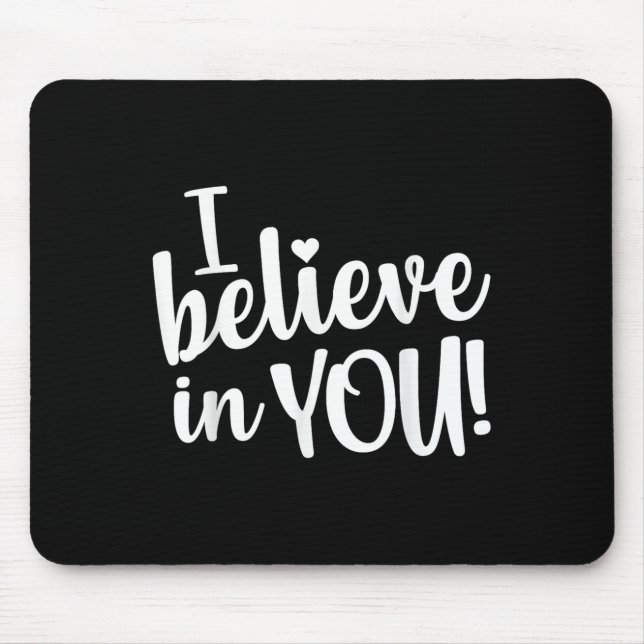 Mousepad Teacher Test Day I Believe In You Testing Exam Pro (Frente)
