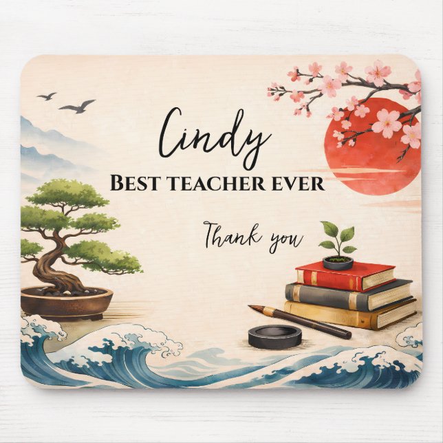 Mousepad Teacher Thank You Gift | End of School Year (Frente)