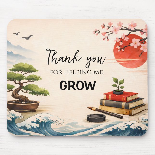 Mousepad Teacher Thank You Gift | End of School Year (Frente)