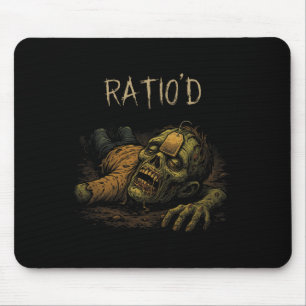 Mousepad Teag Meme engraçado de zumbi Npc Ratioed Gamer H