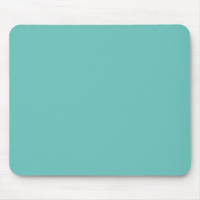 Mousepad Teal Claro, Luzes Azuis De Norte (Frente)