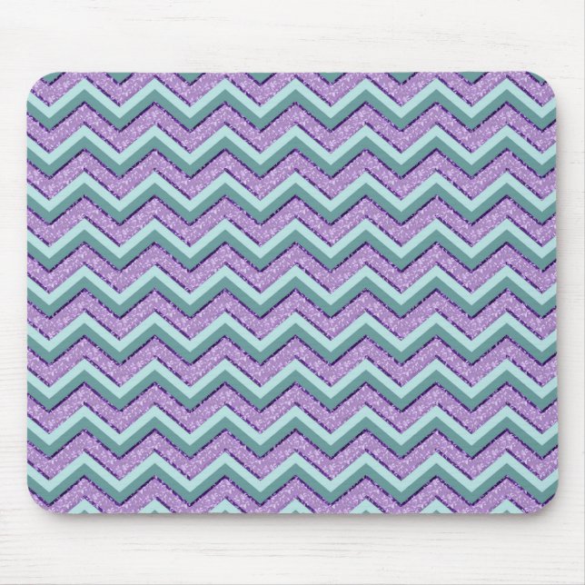 Mousepad Teal e Ametyst ZigZag (Frente)