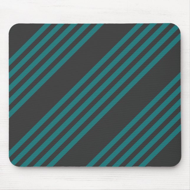 Mousepad Teal e carvão cinco estilos (Frente)