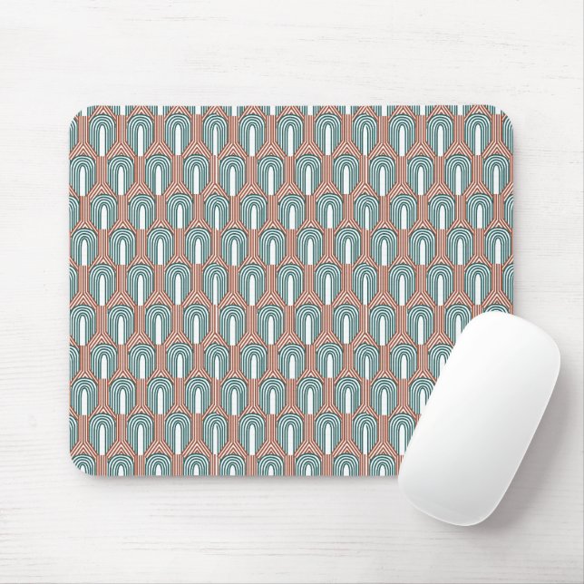 Mousepad Teal e Cobre (Com mouse)