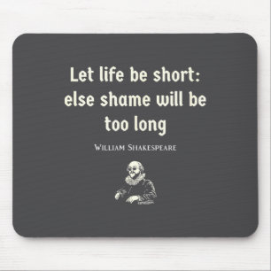 Mousepad Teatro de Citação Engraçada de Shakespeare Literat