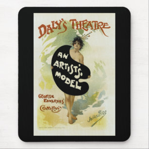 Mousepad Teatro de Daly ~ Um Modelo de Artista