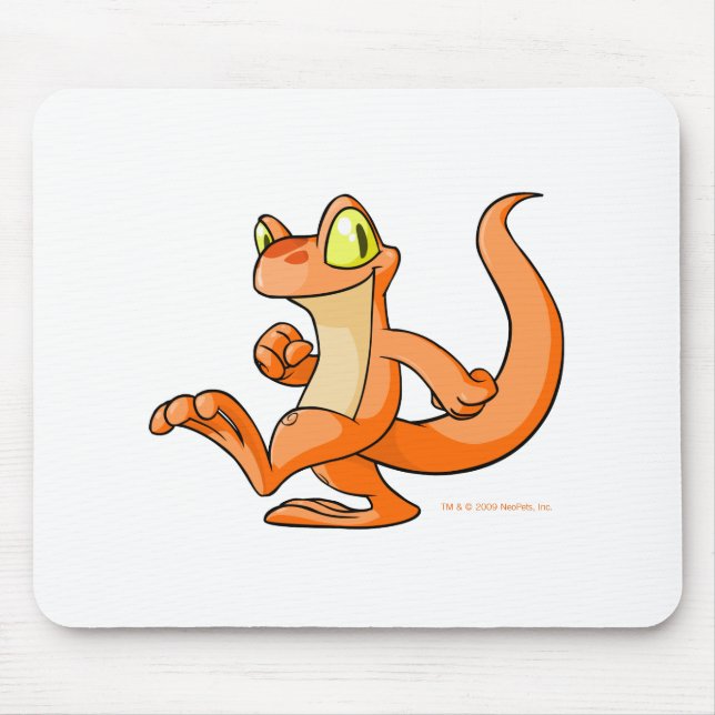 Mousepad Techo alaranjado em uma procura (Frente)