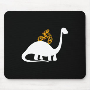 Mousepad Tecido de bicicleta de montanha de dinossauro Dino