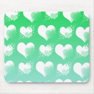 Mousepad Tecido de Mouse Coração Bonito