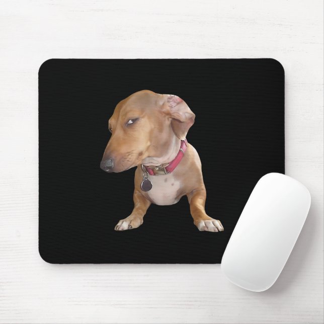 Mousepad Tecido do Mouse Cachorro Lado (Com mouse)
