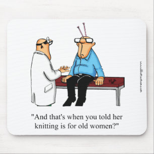 Mousepad Tecido engraçado com o mouse de humor