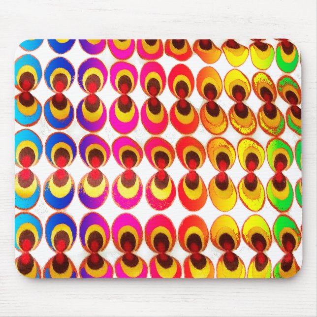 Mousepad Tecido psicodélico (Frente)