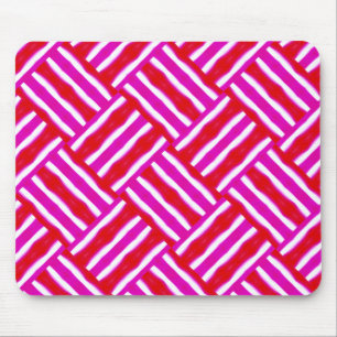 Mousepad Tecido Vermelho Rosa