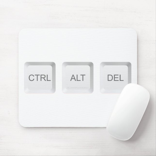 Mousepad Teclado do computador DEL CTRL ALT ALT do Slippery (Com mouse)