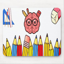 Mousepad Teclado do mouse Smart Brain - Mesa de estudos mot