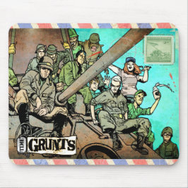 Mousepad Teclado do rato de Grunts de Tempo