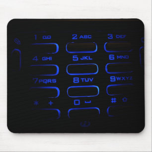 Mousepad teclado iluminado do telefone