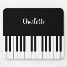 Teclado Piano preto e branco simples