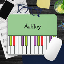 Teclas de Piano Música Teclado Colorido Personaliz