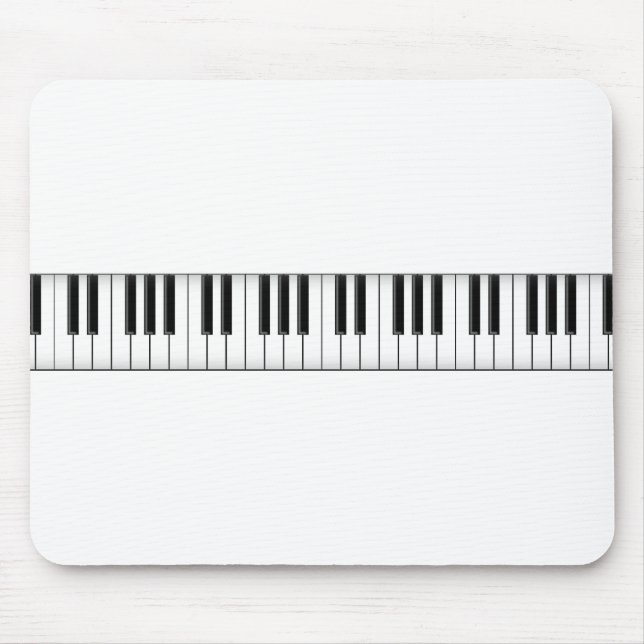 Mousepad Teclas de Teclado / Piano: (Frente)