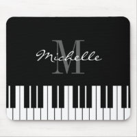 Teclas monogramas de rato para pianista