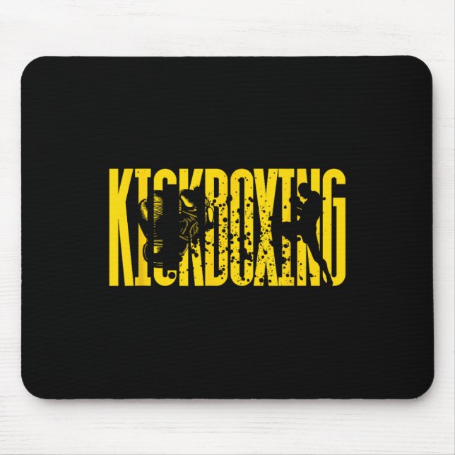 Mousepad Técnica de Luta de Kickboxing (Frente)