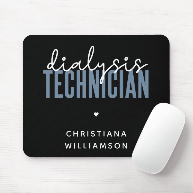 Mousepad Técnico de Diálise Personalizado | Presentes técni (Com mouse)