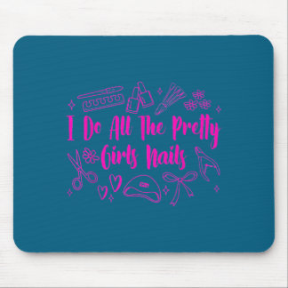 Mousepad Técnico de unha artista de unha chefe de unha eu f